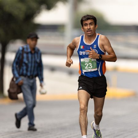photo of a first place runner